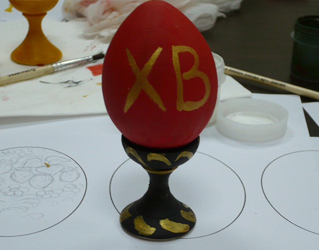 Роспись пасхального яйца